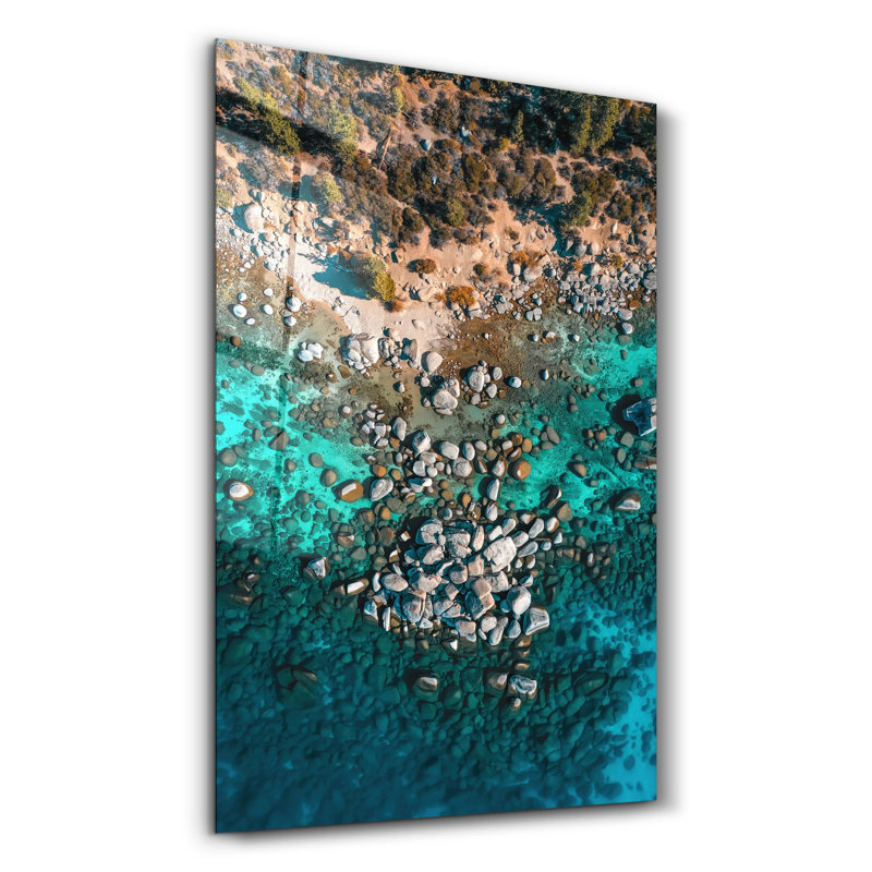 Peinture décorative en verre trempé