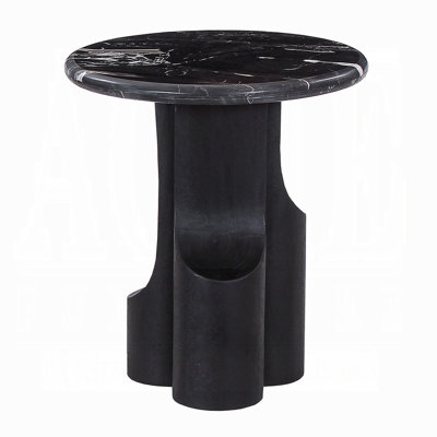 Kinton End Table W/natural Marble Top