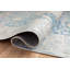 Tapis d'intérieur en polyester bleu antique / gris Jules-1261081255