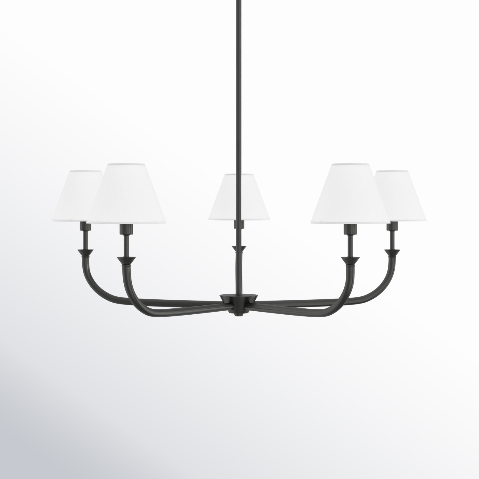 Greta 5 Light Chandelier by Hinkley, Black