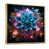 Toile avec cadre flottant or