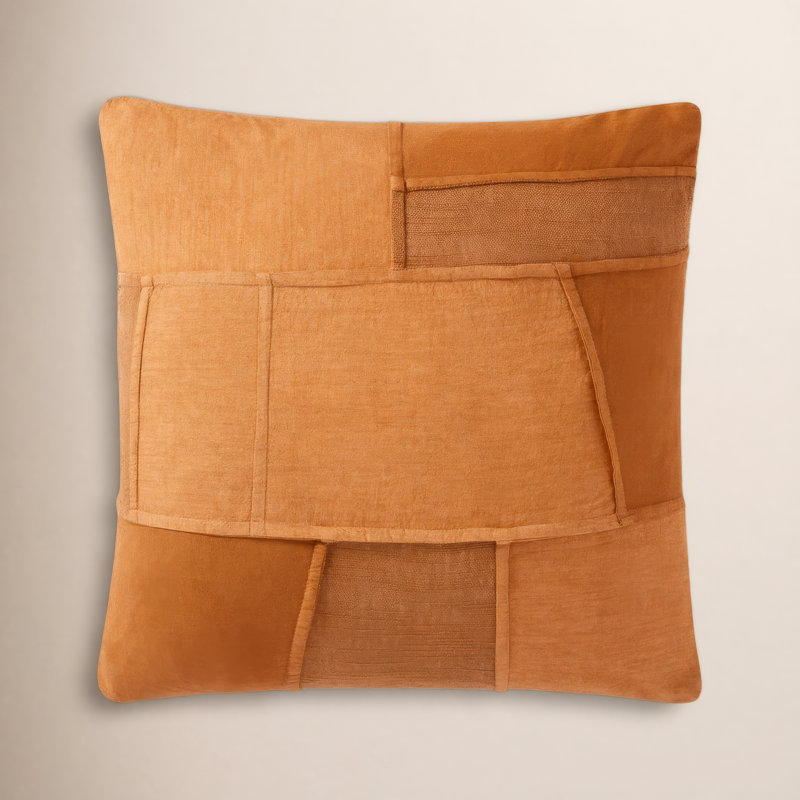 Reversible Throw Pillow, Down Blend, Spice