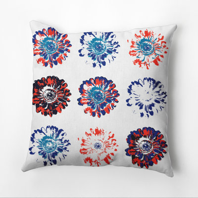 Happy Hippy Square Pillow Cover & Insert