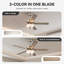 Amantha 52'' Ceiling Fan with Light Kit-453447989