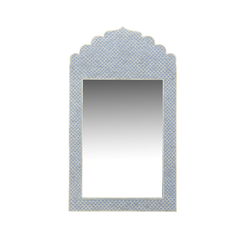 Crown Flat Beveled Wall Mirror