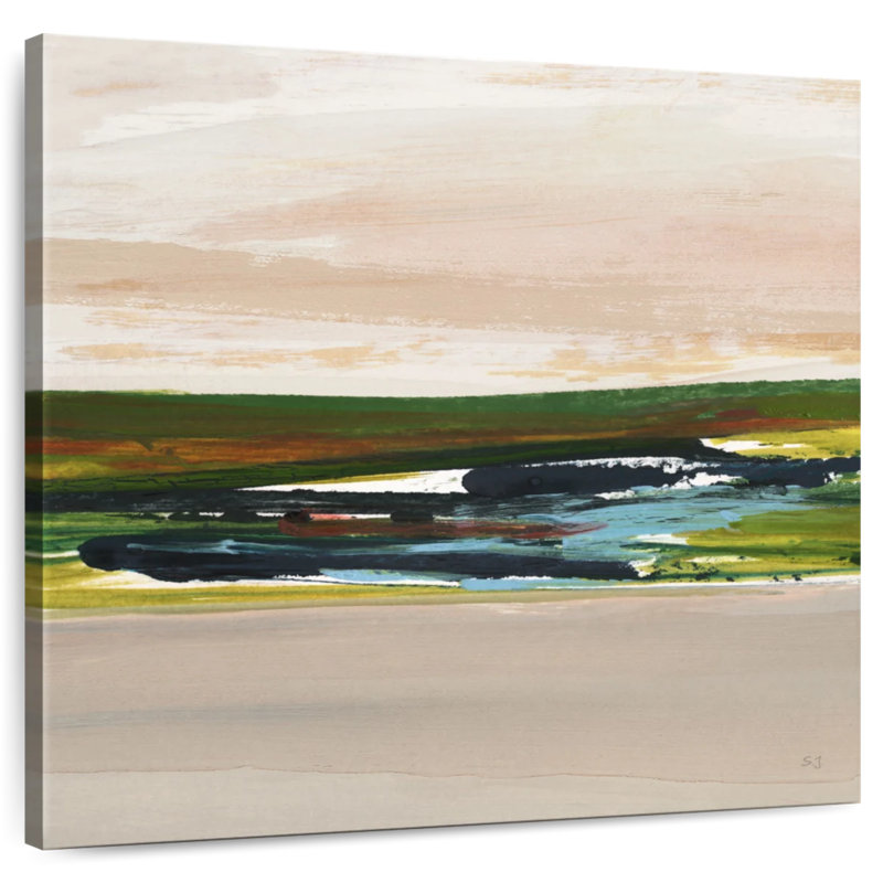 Green Is My Valley I, 33" H x 33" W