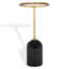 Tanyarose Metal And Marble Drink Table-1998467457