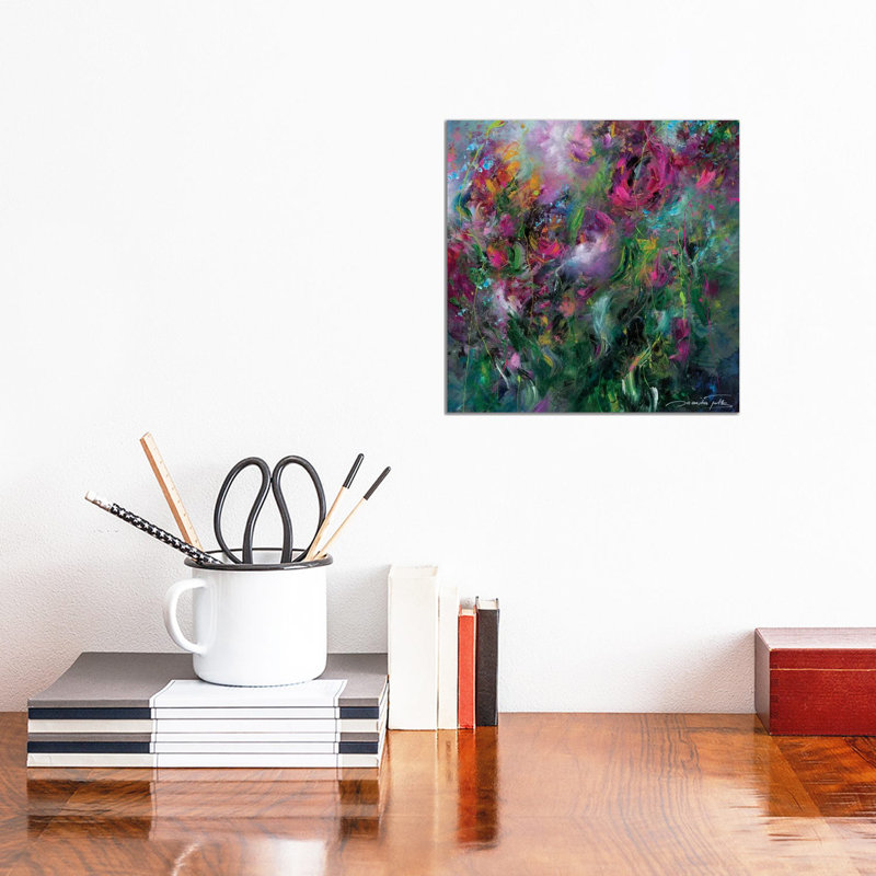 « Thousand Kisses Deep » par Jaanika Talts, reproduction d’art, Pas de tapis, Toile tendue, H 12 po x l 12 po x P 0,75 po