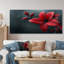 Décoration de gouttes de pluie rouge et noir poinsettia II - Plantes-1472991155-1503546029