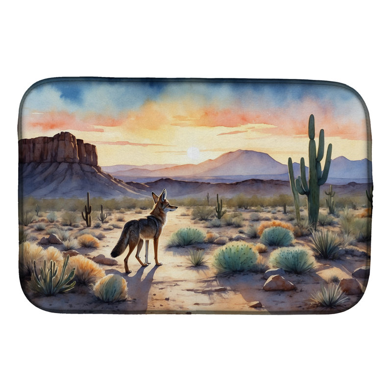 Tapis de séchage Desert Sunset Coyote