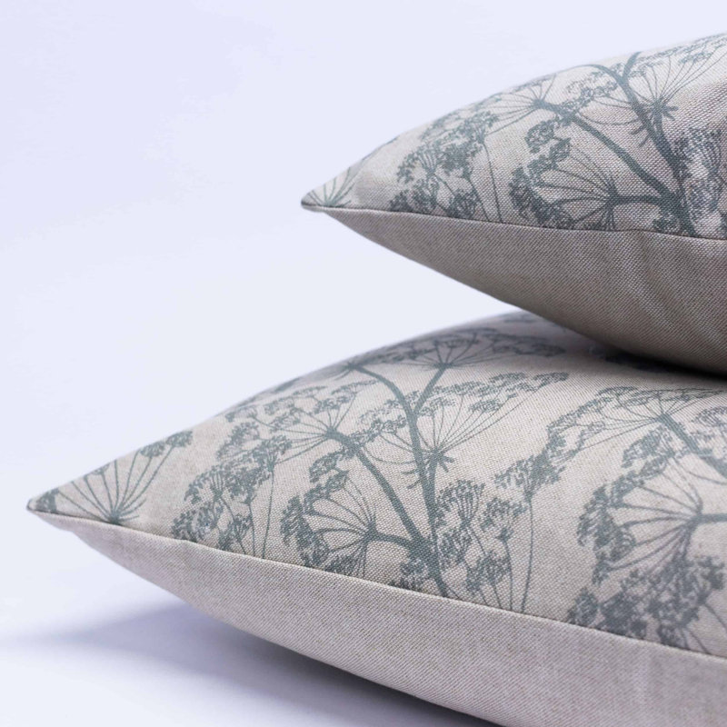 Floral Cushion, 43x43cm, Synthetic filled