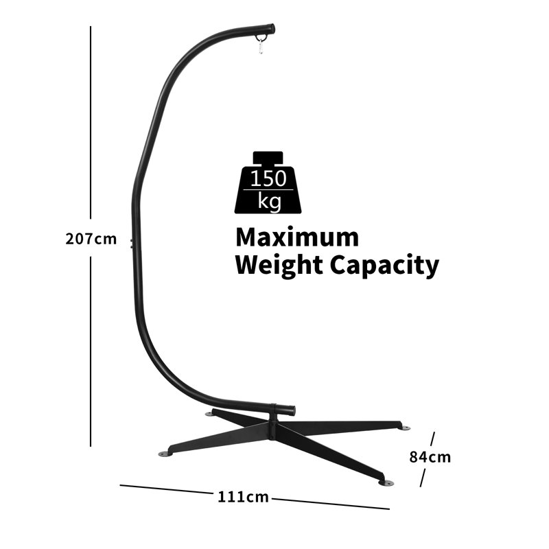 Leka Double Hanging Sun Lounger Stand
