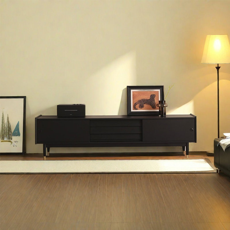 Black fashion pop TV cabinet, 70.87"