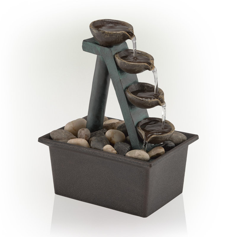Grassmere Outdoor Weather Resistant Tabletop Fountain