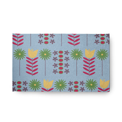 Julizza Chenille Floral Indoor Rug