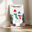 «Snowman Holiday», art mural sur toile-78947679