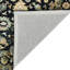 Tapis noir crocheté à la main Dharmendera-325146349