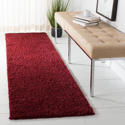 Jiang Burgundy Area Rug