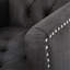 Chaise confortable en microfibre avec pieds en bouleau et cadre rembourré en ardoise moderne-116844718