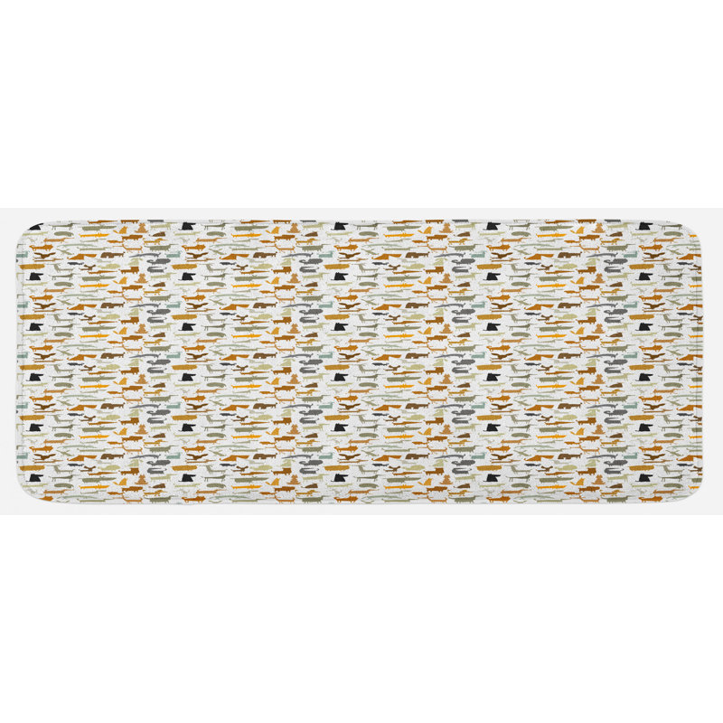 Tapis de cuisine chiot