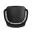 Chaise d'extérieur Dahlia: structure solide, look moderne. Polypropène noir de style l 22,5 po x P 21,5 po. Polypropylène, résistant aux intempéries. Lignes épurées. 33 po x 21,5 po Et stable