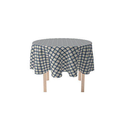 Ruggi Diamond Ogee Round Tablecloth