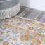 Tapis orange / crème Indhira Ornate Medallion-1762633747