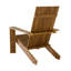 Chaise Adirondack en plastique pour l'extérieur