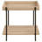 Jaro Square Engineered Wood End Table Light Brown