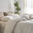 MooMee 100% Washed Cotton Pillowcases Linen Like Textured Breathable Soft-117326572-108202800