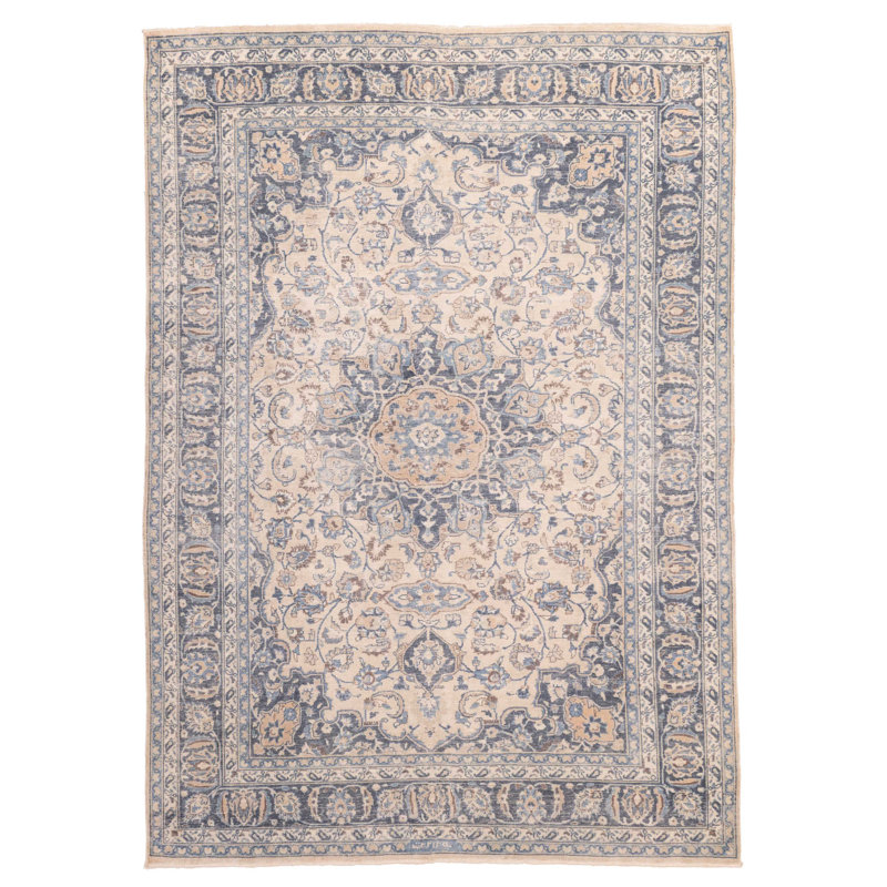 Tapis beige Antalya Vintage 6 pi 6 po x 9 pi 9 po
