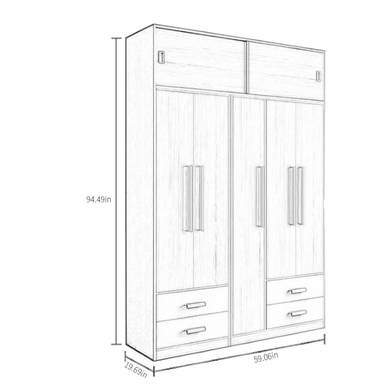Minimalist Modern Wardrobe