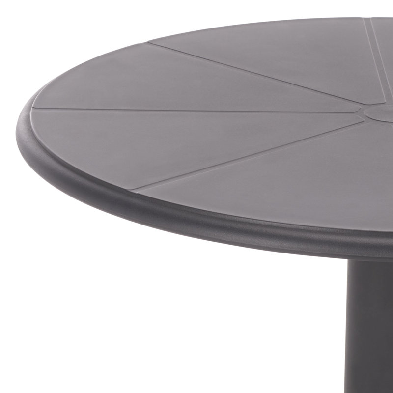 Azalaya Round Bistro Table, Black