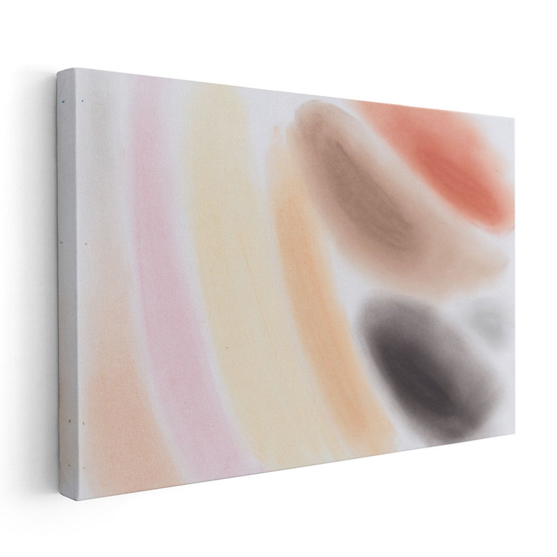 Lignes de couleur 1 - reproduction d'art sur toile, H 40 po x l 60 po