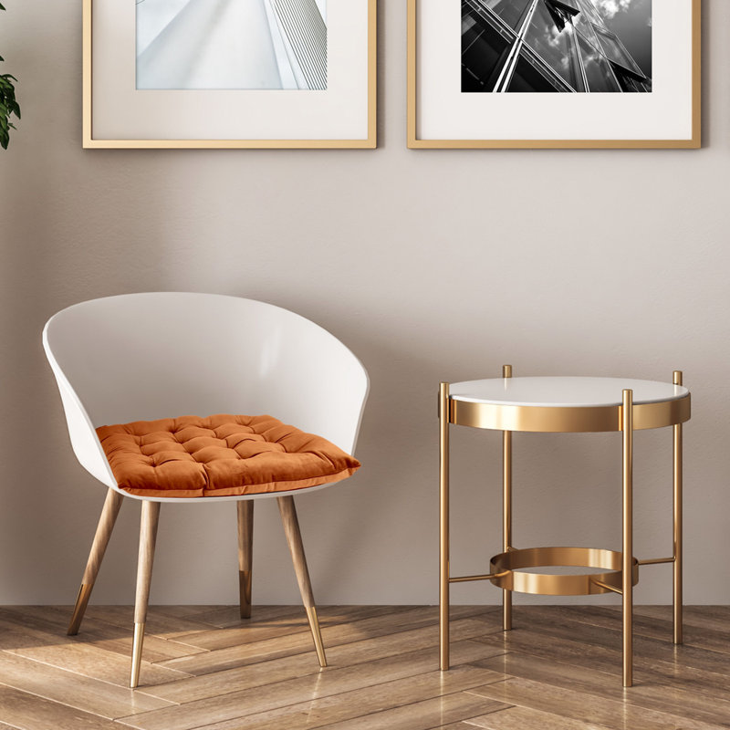 Dining Chair Cushion, Burnt Orange