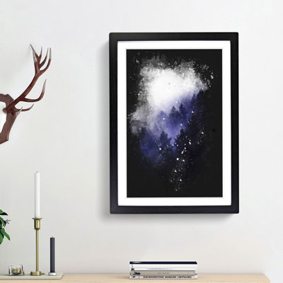 Forest Fog in Germany - Framed Print