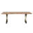 Bellmead 82 in. Wood and Metal Dining Table-522008645