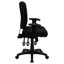 Chaise de bureau ergonomique multifonctionnelle à dossier moyen avec rembourrage coussiné-30773683-30773691