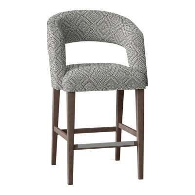 Bryant Upholstered Stool with Solid Wood Frame