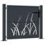 Barrière de jardin en acier anthracite vidaXL 105 x 105 cm-972003931
