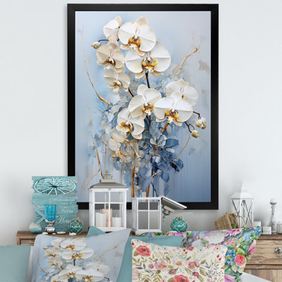 Orchidées beiges et dorées simplicité V