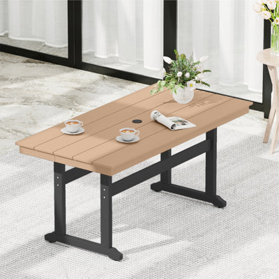 Ensemble de salle à manger d'extérieur Hdpe