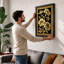 Gilded Study Botanical - Framed Print-1192036142-1192036137