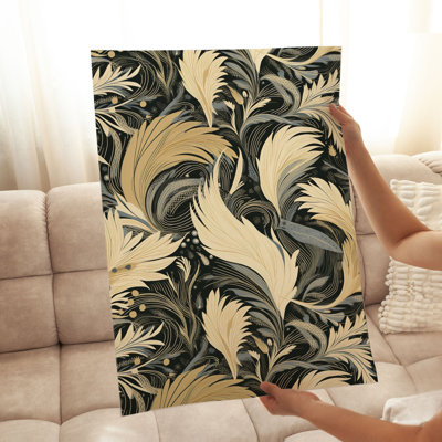 «Fashion and Glam Luxe Feathers II», reproduction d'art sans cadre