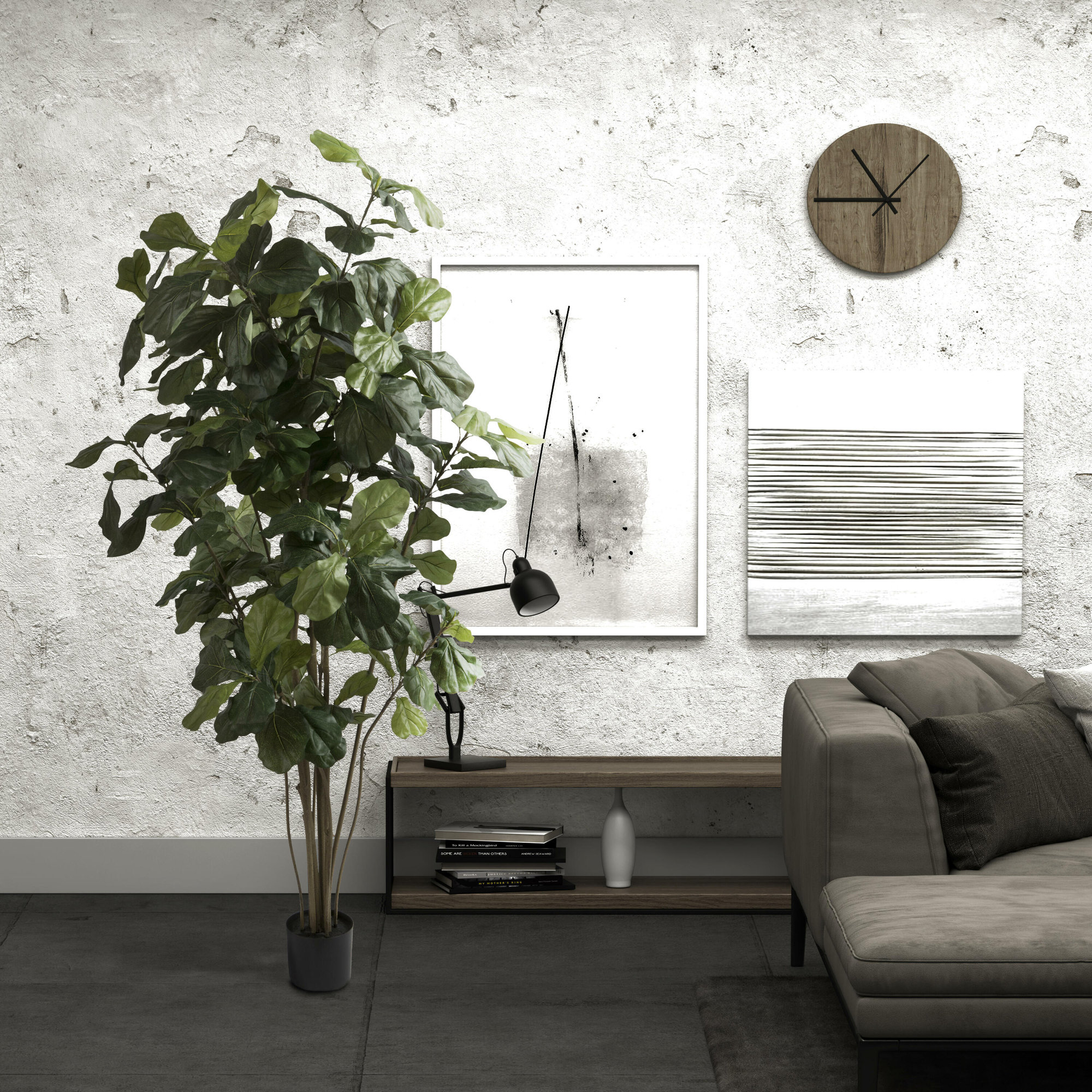 Faux Tree in Pot - Thumbnail 3