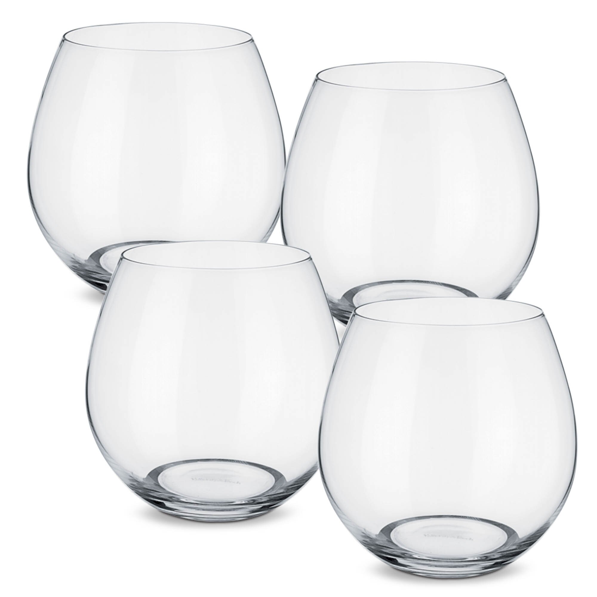 Villeroy & Boch Entrée Set/4 4 Crystal Stemless Wine Glasses & Reviews