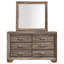 Commode 6 tiroirs avec miroir Holmgren