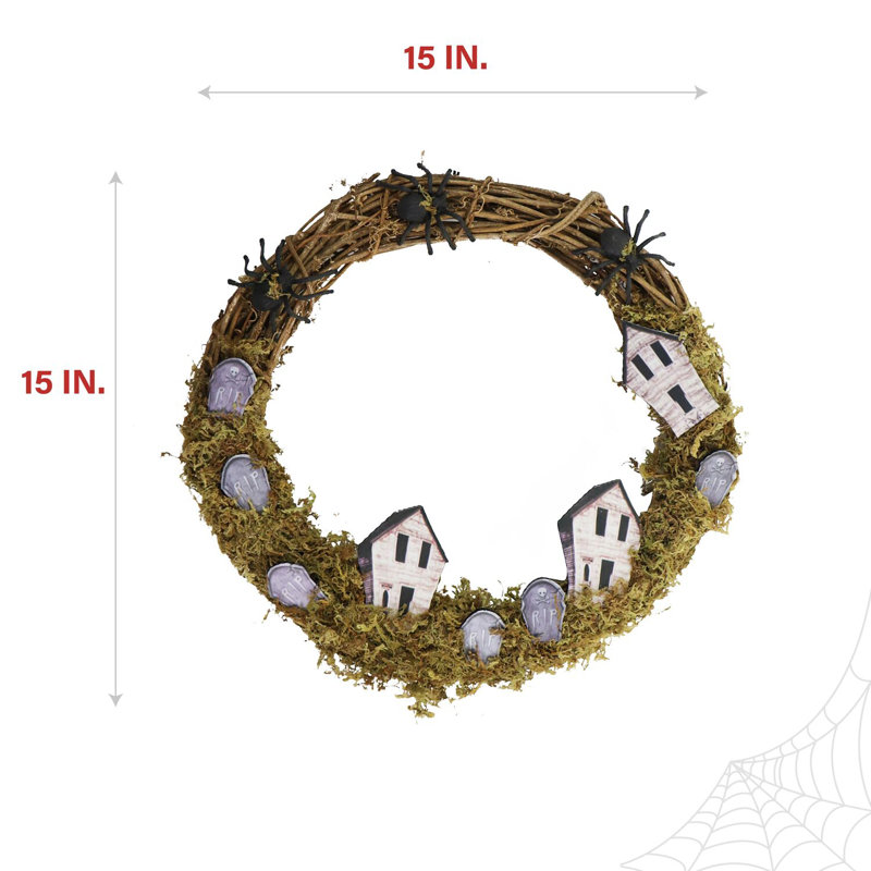 Faux 15.000'' Wreath