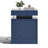 Westerly Modern Style Wooden Nightstand with LED Light and Storage Drawers-942507172