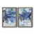Toile avec cadre gris